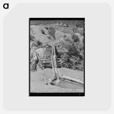 アートポストカード-Trampas Irrigation
 - ラッセル リー Postcard.