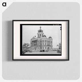 アートポスター-Courthouse, Gatesville, Texas
 - ラッセル リー Poster.