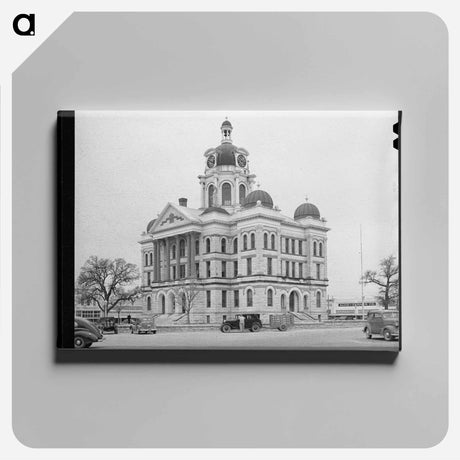 アートパネル-Courthouse, Gatesville, Texas
 - ラッセル リー Canvas.