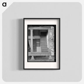アートポスター-Acadian House with Stairway
 - ラッセル リー Poster.