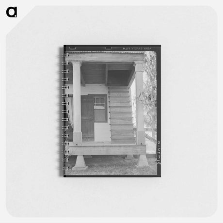 アートメモ帳-Acadian House with Stairway
 - ラッセル リー Memo.