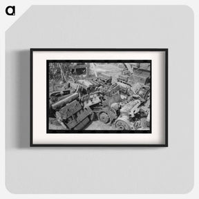 アートポスター-Abbeville Junkyard
 - ラッセル リー Poster.
