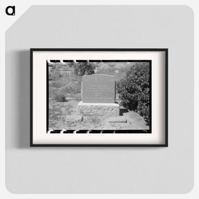 アートポスター-Headstone in Cemetery
 - ラッセル リー Poster.