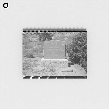 アートメモ帳-Headstone in Cemetery
 - ラッセル リー Memo.