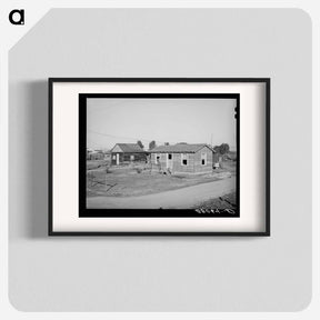 アートポスター-Houses on the Bull Tract
 - ラッセル リー Poster.