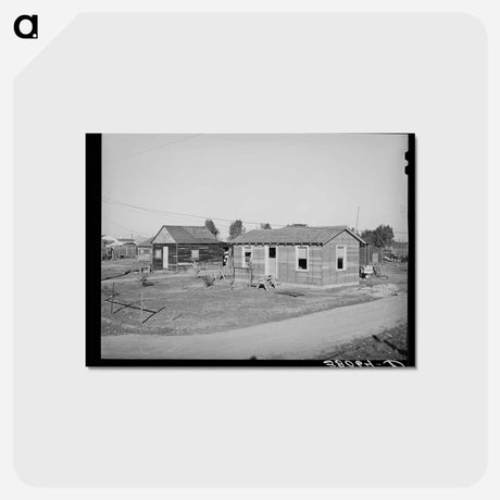 アートポストカード-Houses on the Bull Tract
 - ラッセル リー Postcard.