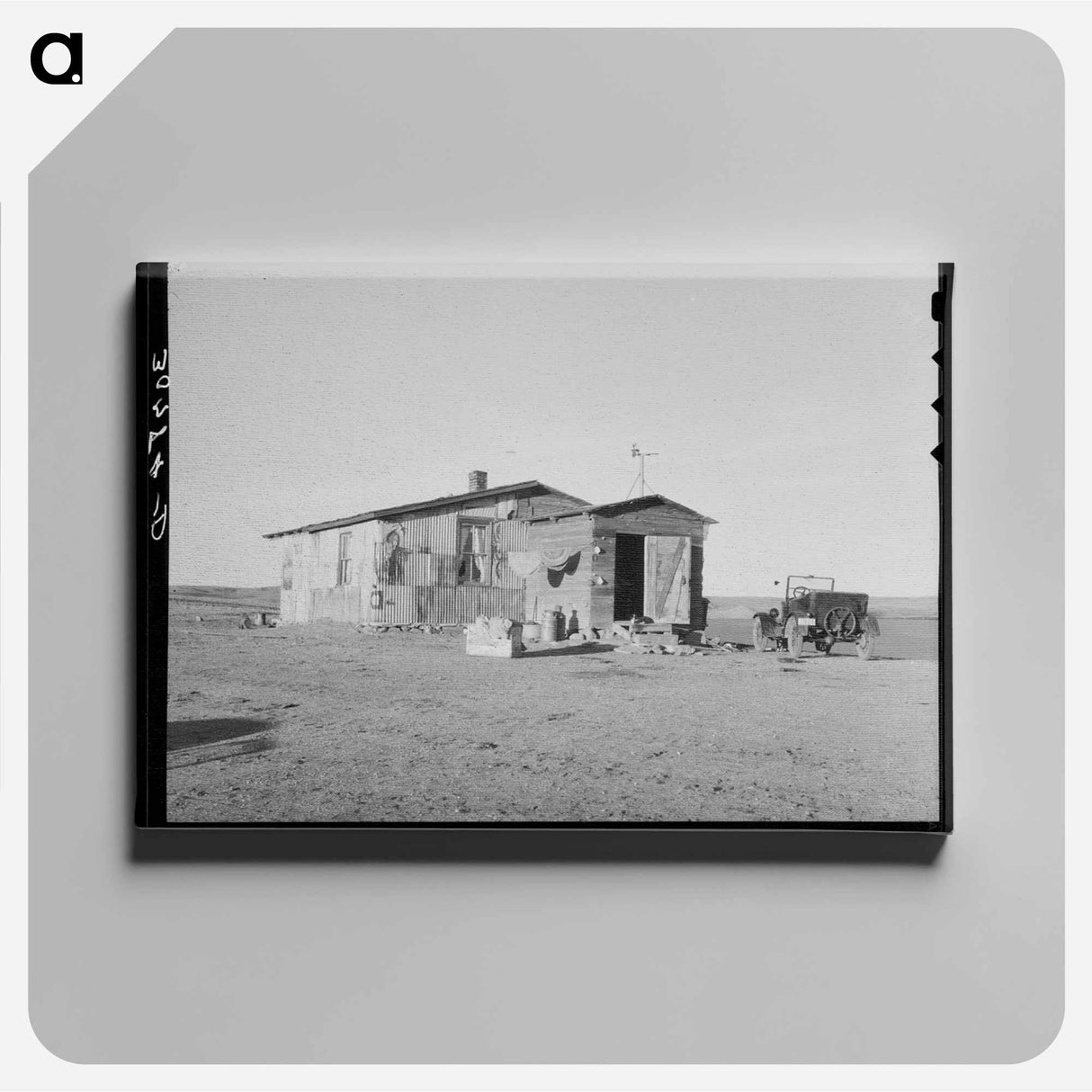 アートパネル-Farm Laborer's House
 - ラッセル リー Canvas.