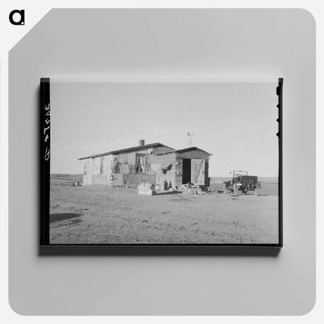 アートパネル-Farm Laborer's House
 - ラッセル リー Canvas.