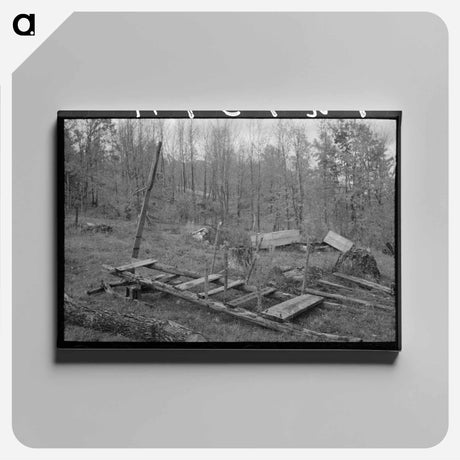 アートパネル-Timber Sled
 - ラッセル リー Canvas.