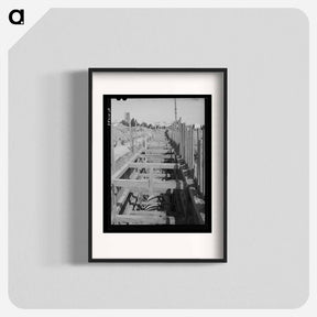 アートポスター-Sewage Disposal Plant Construction
 - ラッセル リー Poster.