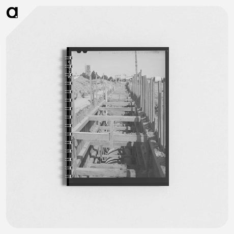 アートメモ帳-Sewage Disposal Plant Construction
 - ラッセル リー Memo.