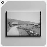 アートパネル-Rail Fence, Garden Valley
 - ラッセル リー Canvas.