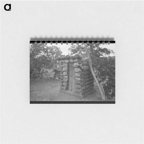 アートメモ帳-Log Privy at Pie Town
 - ラッセル リー Memo.