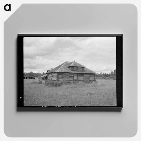アートパネル-Abandoned Log Cabin
 - ラッセル リー Canvas.