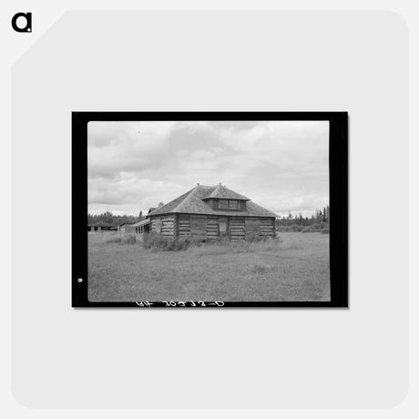 アートポストカード-Abandoned Log Cabin
 - ラッセル リー Postcard.