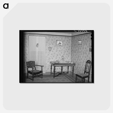 アートポストカード-Animas River Valley Living Room
 - ラッセル リー Postcard.