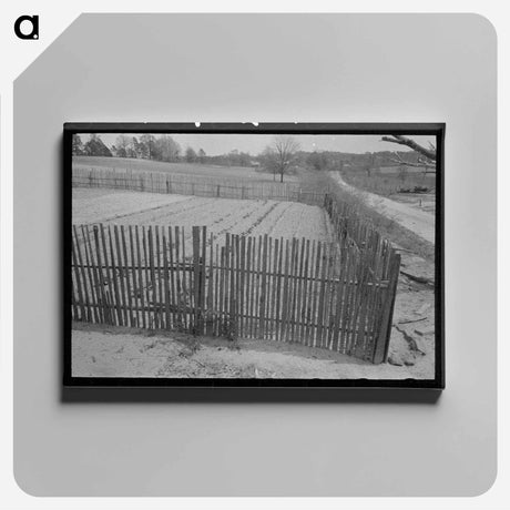 アートパネル-Fenced Garden
 - ラッセル リー Canvas.