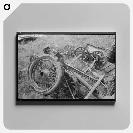 アートパネル-Abbeville Junkyard
 - ラッセル リー Canvas.