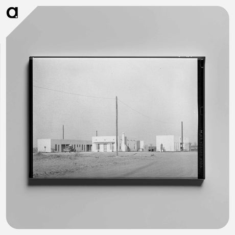 アートパネル-El Indio Tourist Court
 - ラッセル リー Canvas.