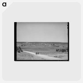 アートポストカード-Chamisal, New Mexico
 - ラッセル リー Postcard.