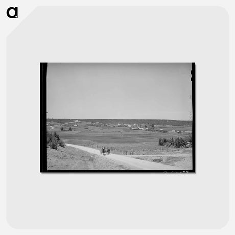 アートポストカード-Chamisal, New Mexico
 - ラッセル リー Postcard.