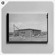 アートパネル-Adobe Brick Chicken House
 - ラッセル リー Canvas.