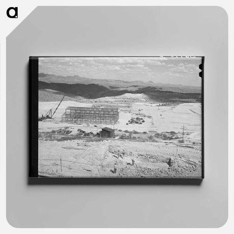 アートパネル-Building a New Copper Smelter
 - ラッセル リー Canvas.