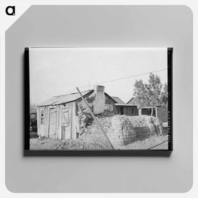 アートパネル-Old Mexican House, Crystal City
 - ラッセル リー Canvas.