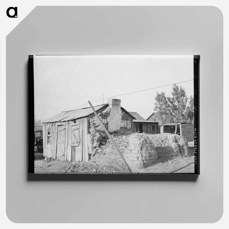 アートパネル-Old Mexican House, Crystal City
 - ラッセル リー Canvas.