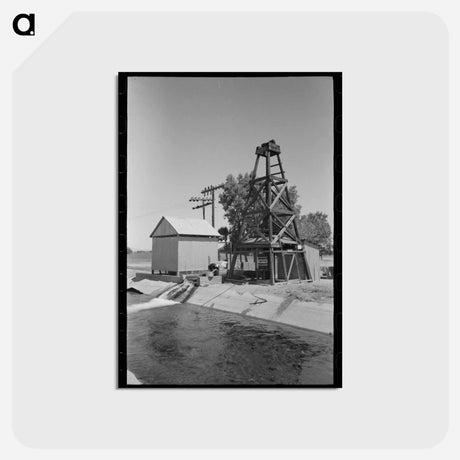 アートポストカード-Maricopa County Irrigation
 - ラッセル リー Postcard.