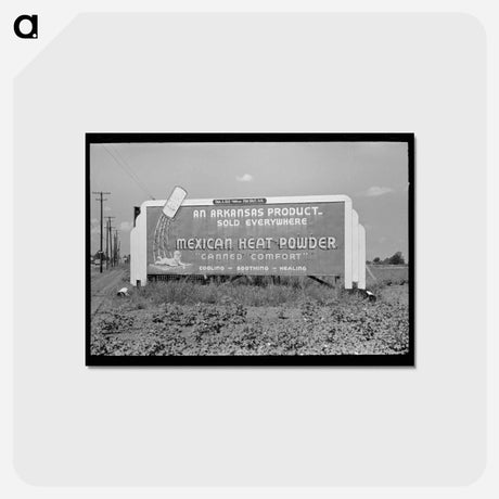 アートポストカード-Sign, West Memphis, Arkansas
 - ラッセル リー Postcard.