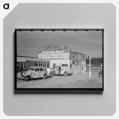 アートパネル-Highway in Tehama County
 - ラッセル リー Canvas.
