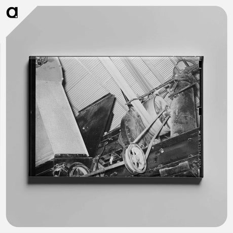 アートパネル-Cotton Gin Machinery
 - ラッセル リー Canvas.