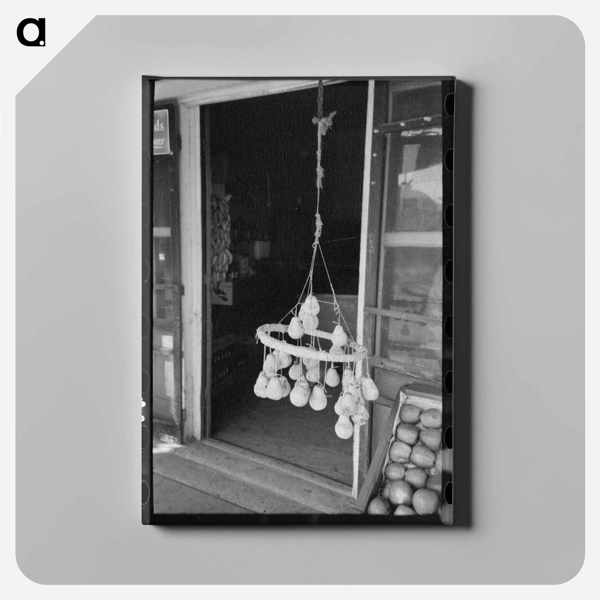 アートパネル-Pears on Hoop
 - ラッセル リー Canvas.