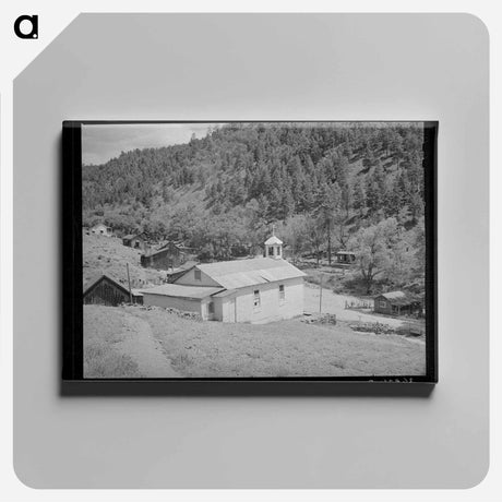 アートパネル-Mogollon Church
 - ラッセル リー Canvas.