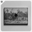 アートパネル-Loading Timber at Effie Camp
 - ラッセル リー Canvas.