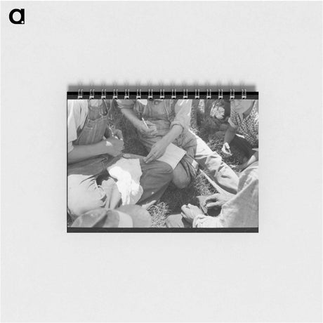 アートメモ帳-Potato Pickers Pay
 - ラッセル リー Memo.