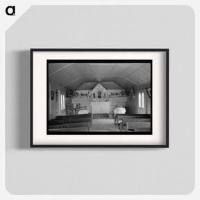 アートポスター-Interior of Chapel
 - ラッセル リー Poster.