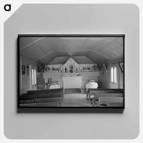 アートパネル-Interior of Chapel
 - ラッセル リー Canvas.