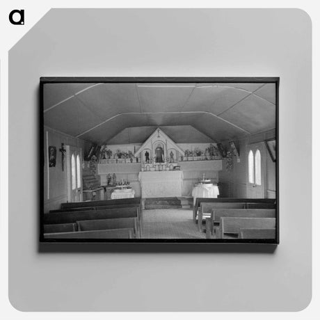 アートパネル-Interior of Chapel
 - ラッセル リー Canvas.