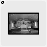 アートポストカード-Interior of Chapel
 - ラッセル リー Postcard.