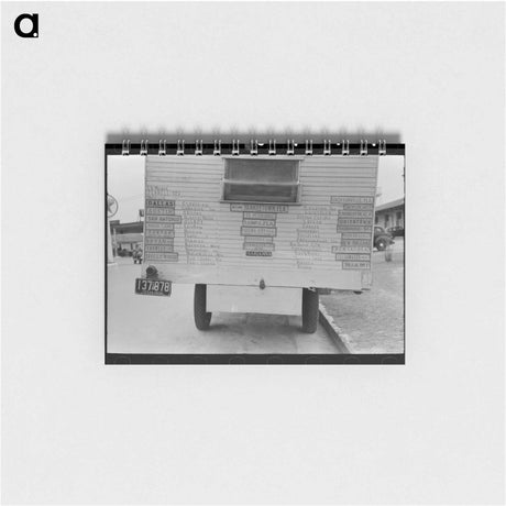 アートメモ帳-Truck Home, Harlingen, Texas
 - ラッセル リー Memo.
