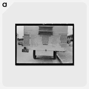 アートポストカード-Truck Home, Harlingen, Texas
 - ラッセル リー Postcard.