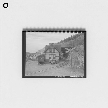 アートメモ帳-Railway Station at Ophir
 - ラッセル リー Memo.