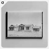 アートパネル-Walking X Ranch House
 - ラッセル リー Canvas.