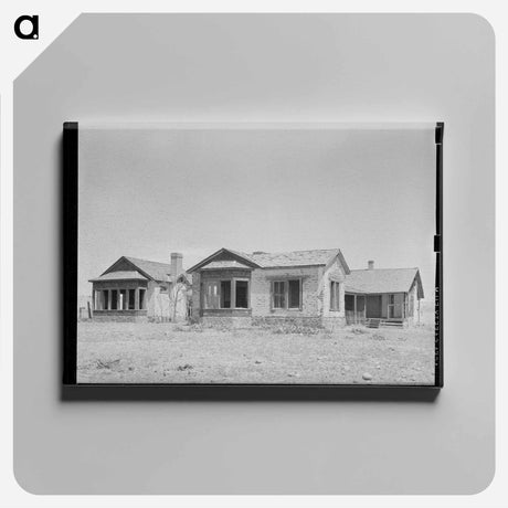 アートパネル-Walking X Ranch House
 - ラッセル リー Canvas.