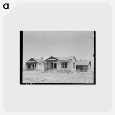 アートポストカード-Walking X Ranch House
 - ラッセル リー Postcard.