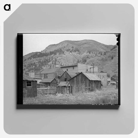 アートパネル-Backyards in Telluride
 - ラッセル リー Canvas.