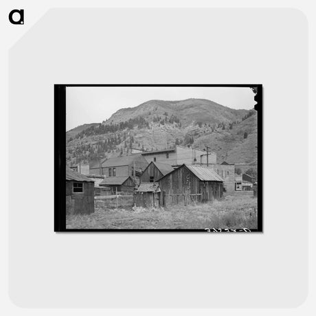 アートポストカード-Backyards in Telluride
 - ラッセル リー Postcard.