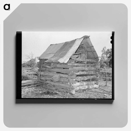 アートパネル-Shed of Indian Agricultural Worker
 - ラッセル リー Canvas.
